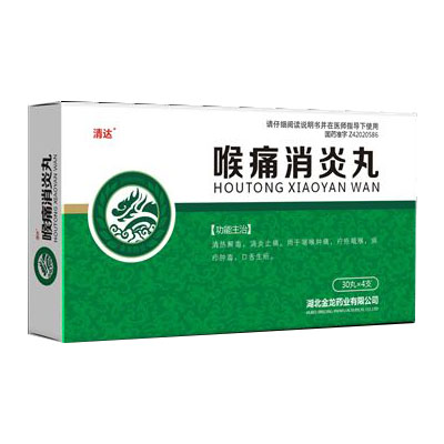 喉痛消炎丸4支