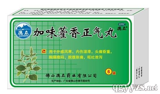 加味藿香正氣丸