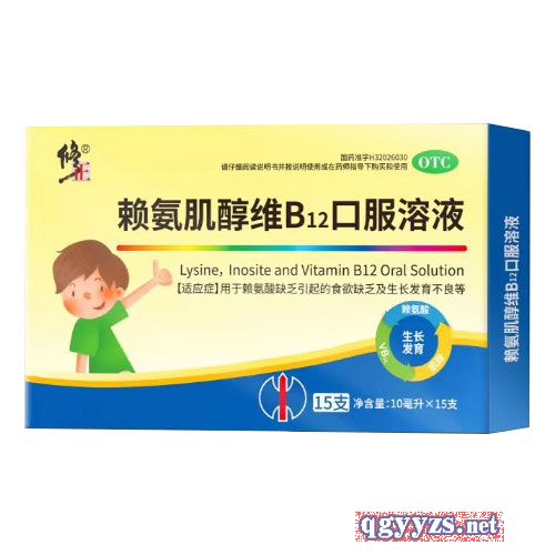 賴(lài)氨肌醇維B12口服溶液